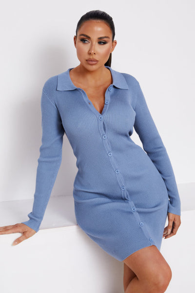 princess polly baby blue dress Casual White Midi Dresses