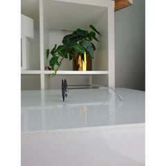 Black Round Thin Frame Reflective Sunglasses - Serenity