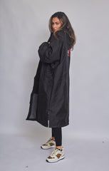 Beige Printed Panel Faux Leather Glitter Trainers - Guinevere