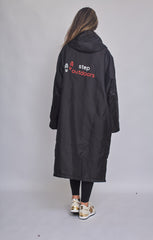 Beige Printed Panel Faux Leather Glitter Trainers - Guinevere