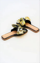 Black Blush Satin Ribbon Sliders - Vivian