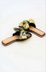 Black Blush Satin Ribbon Sliders - Vivian