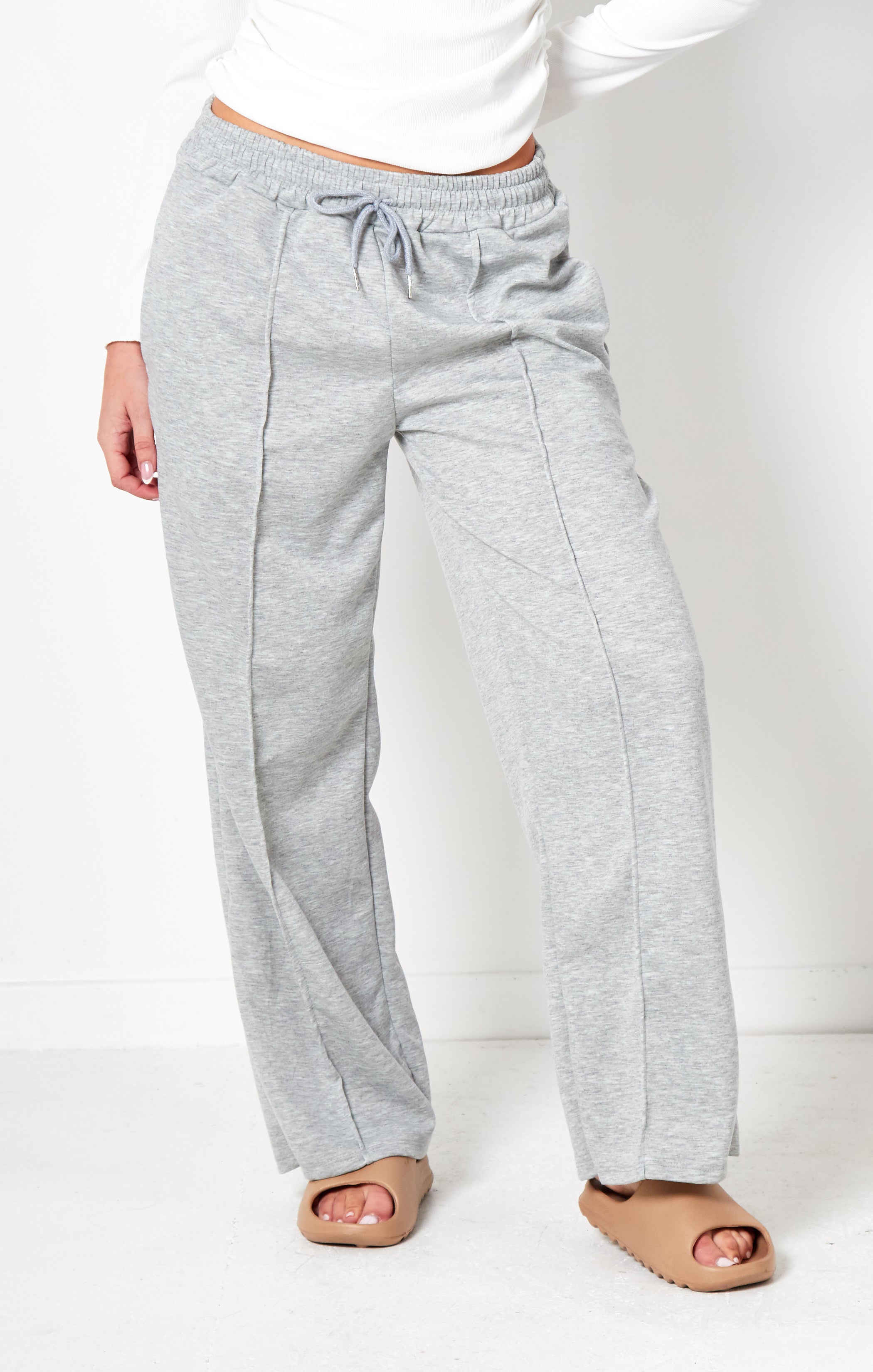 Femme luxe grey joggers sale