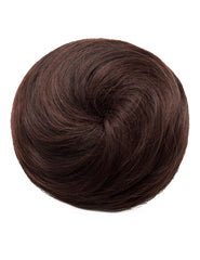 Black Cheery Synthetic Drawstring And Clip Wavy Scrunchie Bun - Sunny