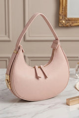 Pink Crescent Shoulder Bag- Byona