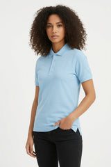 Black & Light Blue Classic Polo Collar Short Sleeve T-Shirt 2 Pack- Cnaira