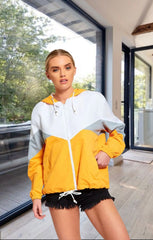Mustard Windbreaker Jacket - Willa