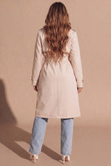 Stone Waterfall Belted Longline Coat – Jaceque
