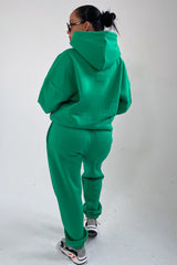 Green Hoodie & Joggers Tracksuit Set - Bellamy