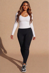 Black Fleece High Waisted Leggings – Fore