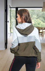 Khaki Windbreaker Jacket - Willa