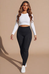 Black Fleece High Waisted Leggings – Fore
