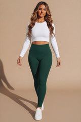 Khaki Fleece High Waisted Leggings – Fore