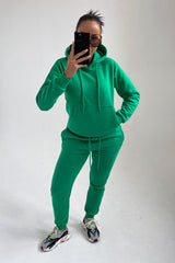 Green Hoodie & Joggers Tracksuit Set - Bellamy