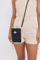 Black Mini Pouch Bee Bag - Abina