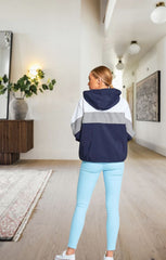 Navy Windbreaker Jacket - Willa