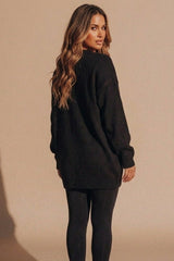 Black Pumpkin Face Knitted Jumper - Hyperx