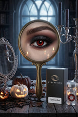 Red Explosion Halloween Contact Lenses – EYECAISIONS