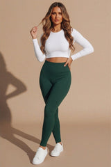 Khaki Fleece High Waisted Leggings – Fore