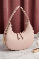 Pink Crescent Shoulder Bag- Byona