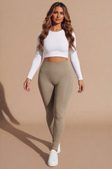 Mocha Fleece High Waisted Leggings – Fore