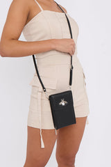 Black Mini Pouch Bee Bag - Abina