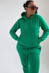 Green Hoodie & Joggers Tracksuit Set - Bellamy