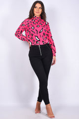 Black Denim Lace Up Detail Zip Front Skinny Jean- Anina