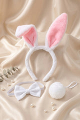 Pink Halloween Bunny Rabbit Ears Headband - Catherine