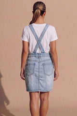 Light Blue Wash Denim Dress - Sahara