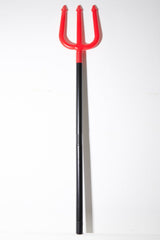 Black & Red Four Piece Halloween Devil Fork Set - Mercy