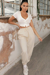 Sand Cuffed Joggers - Lizzie