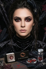 Red Explosion Halloween Contact Lenses – EYECAISIONS