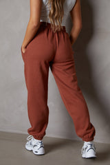 Rust Cuffed Joggers - Paula