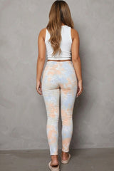 Coral Tie Dye High Waisted Skinny Jeans- Svina