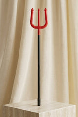 Black & Red Four Piece Halloween Devil Fork Set - Mercy