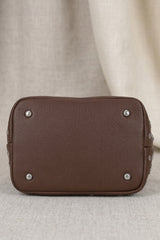 Brown Studded Shoulder Bag – Maiya