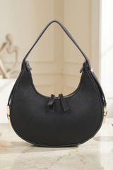 Black Crescent Shoulder Bag- Byona