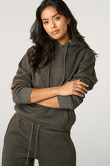 Charcoal Hoodie & Cuffed Joggers Loungewear Set - Bellamy