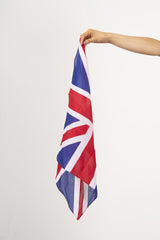 Red United Kingdom Flag Print Scarf – Roza