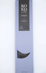 Coffee Brown Thick 20" Synthetic Clip In Wavy Hair Extensions Set - Loren