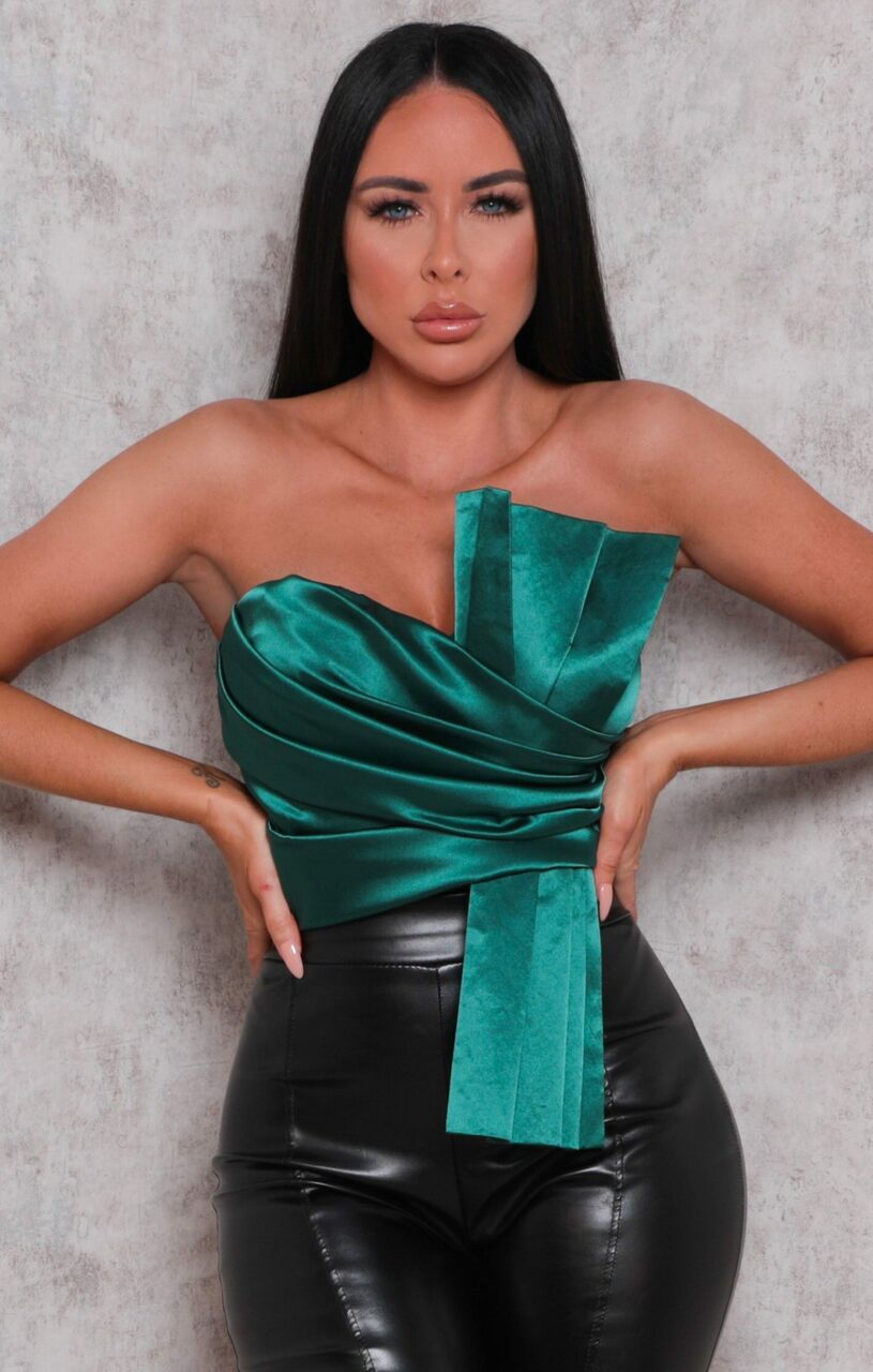 Strapless deals satin bodysuit