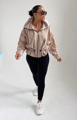 Stone Tracksuit Elasticated Jacket - Polly