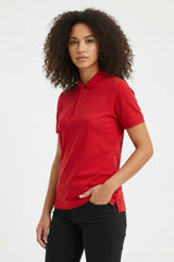 Black & Red Classic Polo Collar Short Sleeve T-Shirt 2 Pack- Cnaira