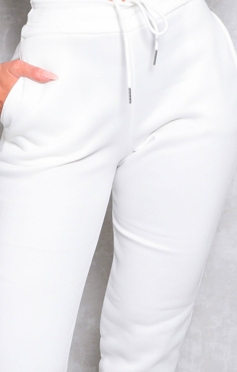 White joggers femme discount luxe